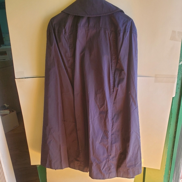 Max Studio London Womens Trench Cape Jacket, Small dknavy - Picture 7 of 7